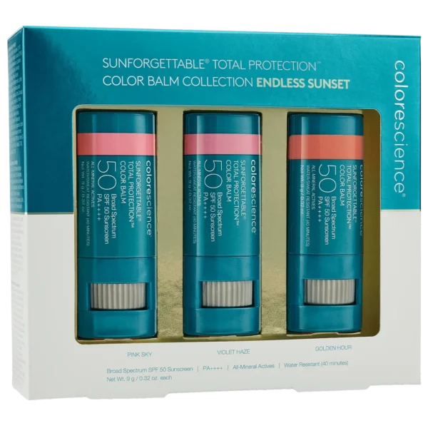 COLORESCIENCE SUNFORGETTABLE® TOTAL PROTECTIONTM COLOR BALM SPF 50 - COLLECTION