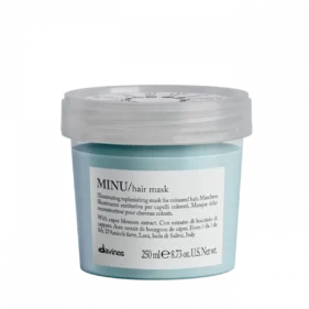 Davines Minu Hair Mask 250 мл Восстанавливающая маска для блеска и сохранения косметического цвета волос