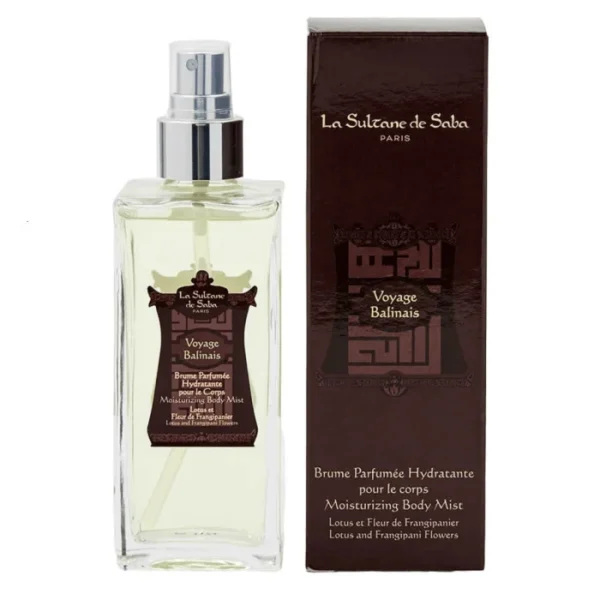La Sultane de Saba Voyage Balinais Moisturizing Body Mist Lotus and Frangipani Flowers 200 мл