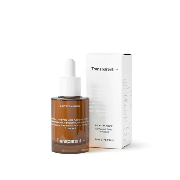 Serum iluminator si antioxidant Transparent Lab C E TETRA-GLOW 30 ml