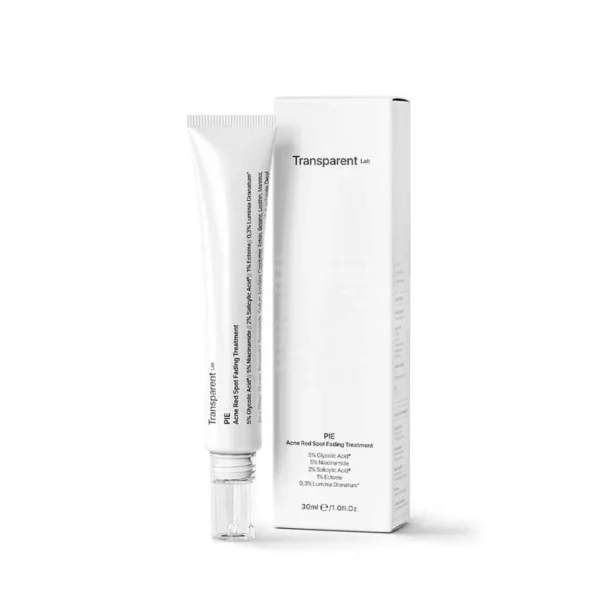 Transparent Lab PIE Acne Red Spot Fading 30 ml Treatment Serum local pentru semne rosii postacneice cu AHA, Niacinamide si BHA