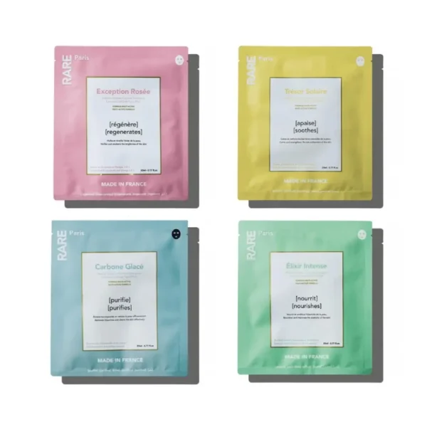 RARE Paris Box of 4 Face Mask Набор из четырех масок для лица 1