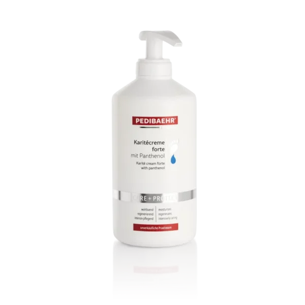 (KARITÉCREME FORTE MIT PANTHENOL), PEDIBAEHR500